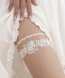 Mayree（メイリー）の「【urge select】フラワーモチーフ レース ガーターベルト【2本セット】（その他アンダーウェア/インナー）」