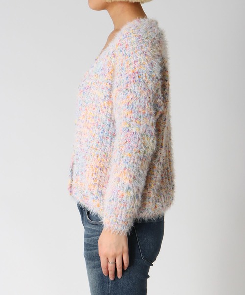 Cepica（セピカ）の「ポコポコMIXヤーンニットカーディガン（カーディガン/ボレロ・レディース・アイボリー・FREE）」の7枚目の写真