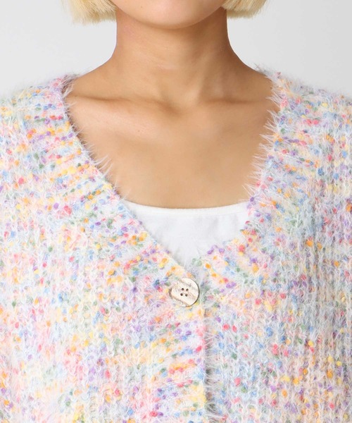 Cepica（セピカ）の「ポコポコMIXヤーンニットカーディガン（カーディガン/ボレロ・レディース・アイボリー・FREE）」の9枚目の写真