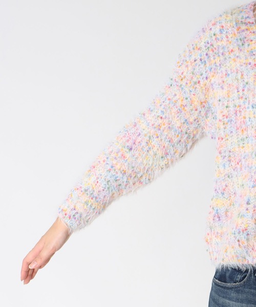 Cepica（セピカ）の「ポコポコMIXヤーンニットカーディガン（カーディガン/ボレロ・レディース・アイボリー・FREE）」の10枚目の写真