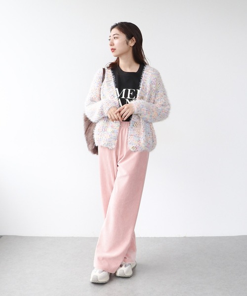 Cepica（セピカ）の「ポコポコMIXヤーンニットカーディガン（カーディガン/ボレロ・レディース・アイボリー・FREE）」の2枚目の写真