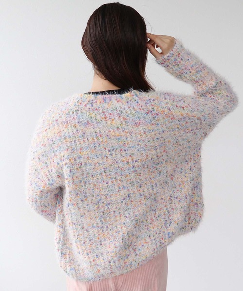 Cepica（セピカ）の「ポコポコMIXヤーンニットカーディガン（カーディガン/ボレロ・レディース・アイボリー・FREE）」の5枚目の写真