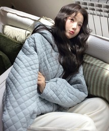 LAC-VERT | キルティングフーディーブルゾン(ブルゾン)