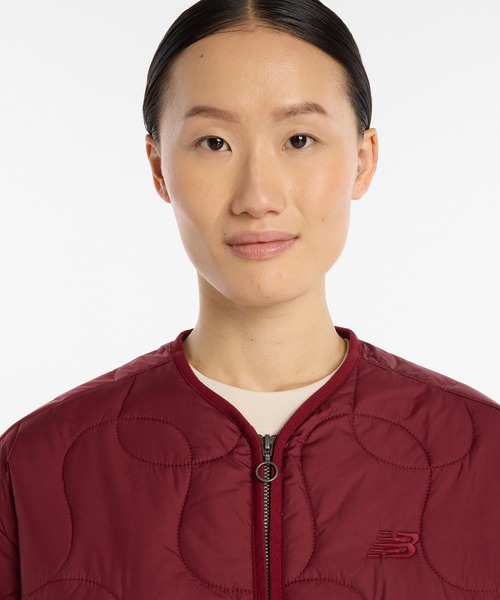 NEW BALANCE（ニューバランス）の「LNYパデットジャケット（ブルゾン・レディース・バーガンディー/ブラック・X-LARGE/LARGE/MEDIUM/SMALL）」の16枚目の写真