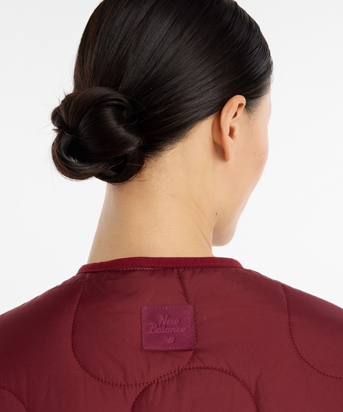 NEW BALANCE（ニューバランス）の「LNYパデットジャケット（ブルゾン・レディース・バーガンディー/ブラック・X-LARGE/LARGE/MEDIUM/SMALL）」の4枚目の写真