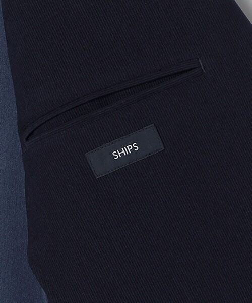SHIPS(シップス)の「〈手洗い可能〉コーデュロイ ジャケット(セットアップ対応)(テーラードジャケット・メンズ・チャコールグレー/ネイビー/ブラック・X-LARGE/LARGE/MEDIUM/SMALL)」の19枚目の写真