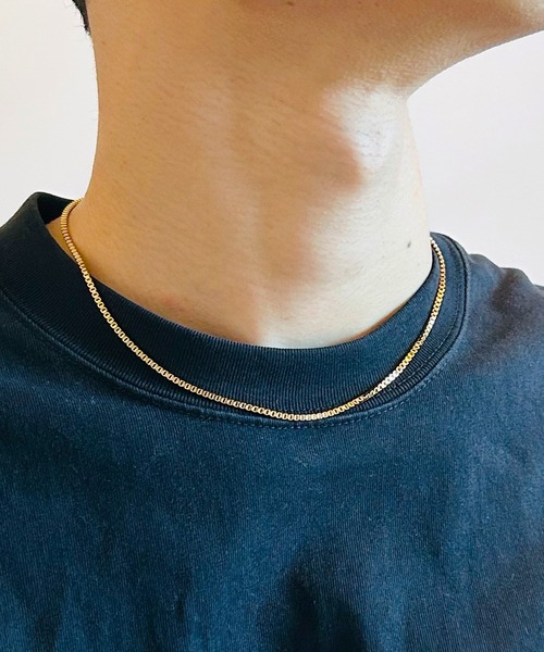 BEATJIVE（ビートジャイブ）の「ベネチアンチェーン ネックレス シルバー ゴールド メンズ レディース（ネックレス・メンズ・ゴールド系その他2/ゴールド系その他3/シルバー/シルバー系その他2/シルバー系その他3/シルバー系その他/ゴールド/ゴールド系その他・50cm/45cm）」の5枚目の写真