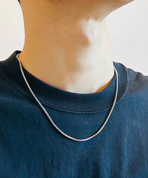BEATJIVE（ビートジャイブ）の「ベネチアンチェーン ネックレス シルバー ゴールド メンズ レディース（ネックレス・メンズ・ゴールド系その他2/ゴールド系その他3/シルバー/シルバー系その他2/シルバー系その他3/シルバー系その他/ゴールド/ゴールド系その他・50cm/45cm）」の3枚目の写真