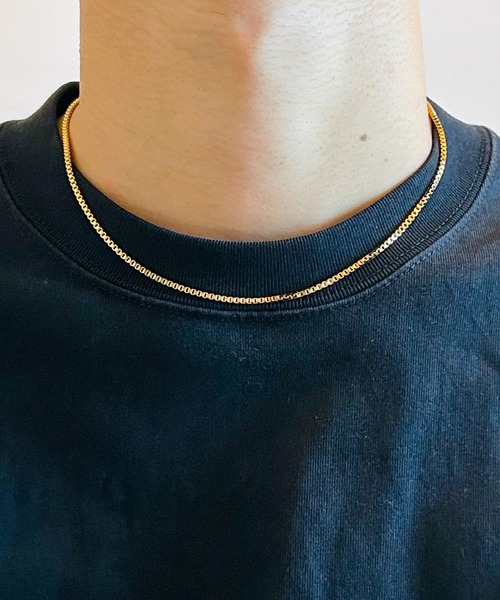 BEATJIVE（ビートジャイブ）の「ベネチアンチェーン ネックレス シルバー ゴールド メンズ レディース（ネックレス・メンズ・ゴールド系その他2/ゴールド系その他3/シルバー/シルバー系その他2/シルバー系その他3/シルバー系その他/ゴールド/ゴールド系その他・50cm/45cm）」の18枚目の写真