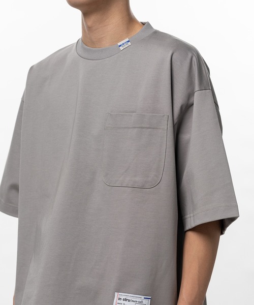 In・stru(men-tal).(インストルメンタル)の「Heavy Weight Jersey Pocket T-shirt(Tシャツ/カットソー・メンズ・ダークグレー/ブラック/ホワイト/ライトグレー・44/46/48)」の14枚目の写真