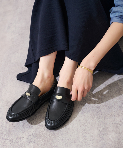 FRAMeWORK（フレームワーク）の「REMME/レメ 別注coin ローファー（ローファー・レディース・ブラウン/ブラック・36/37/38）」の3枚目の写真