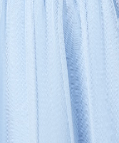 DOUBLE STANDARD CLOTHING（ダブルスタンダードクロージング）の「チュールバルーンオーバーキャミソール（シャツ/ブラウス・レディース・サックスブルー/チャコール・FREE）」の6枚目の写真