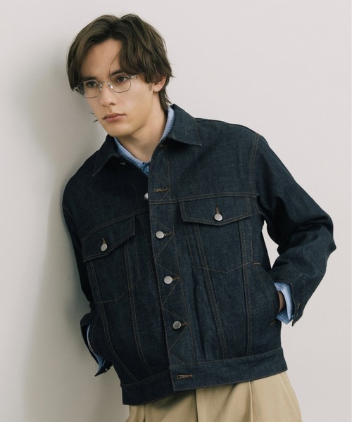 LURAKU Rigid Denim Jacket / リジットデニムジャケット LURAKU（ルラク）の「【LURAKU】Rigid Denim Jacket / リジットデニム