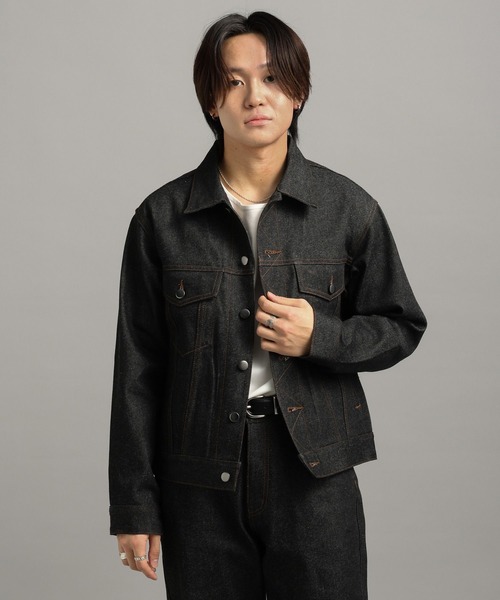 LURAKU Rigid Denim Jacket / リジットデニムジャケット LURAKU（ルラク）の「【LURAKU】Rigid Denim Jacket / リジットデニム