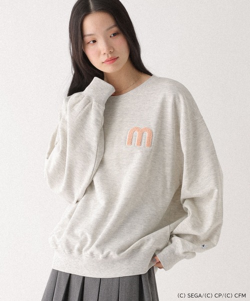 Heather(ヘザー)の「【プロジェクトセカイ×ZOZOTOWN】MORE MORE JUMP!サガラ刺繍スウェット 659940(スウェット・レディース・ブルー/エメラルド/グリーン/ピンク/レッド/オレンジ・FREE)」の1枚目の写真