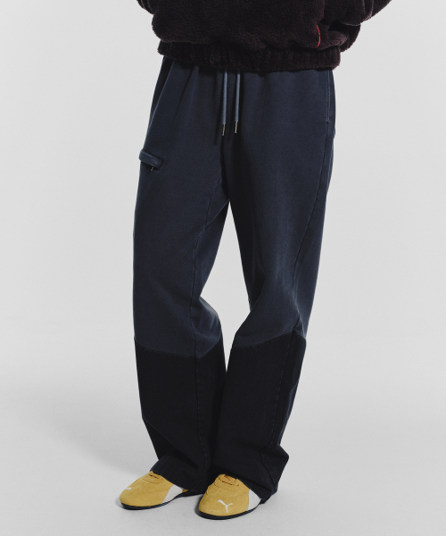 MENASOO(ミナス)の「Pocket Point Cotton Track Pants_Charcoal(その他パンツ・レディース・チャコール・1/2)」の13枚目の写真