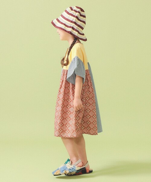 こども ビームス（コドモビームス）の「マルチパターン ワンピース 2026SS（90～140cm）（ワンピース・キッズ・ネイビー/イエロー・140/130/120/110/100/90）」の10枚目の写真