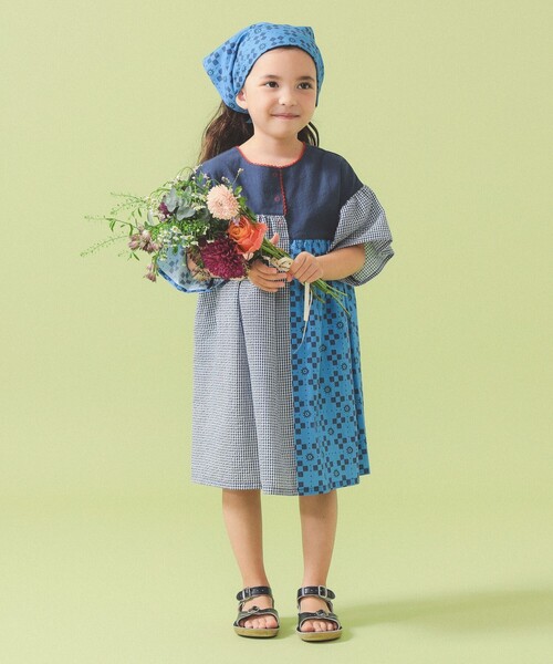 こども ビームス（コドモビームス）の「マルチパターン ワンピース 2026SS（90～140cm）（ワンピース・キッズ・ネイビー/イエロー・140/130/120/110/100/90）」の13枚目の写真