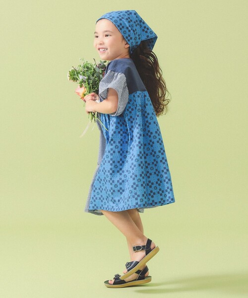 こども ビームス（コドモビームス）の「マルチパターン ワンピース 2026SS（90～140cm）（ワンピース・キッズ・ネイビー/イエロー・140/130/120/110/100/90）」の14枚目の写真