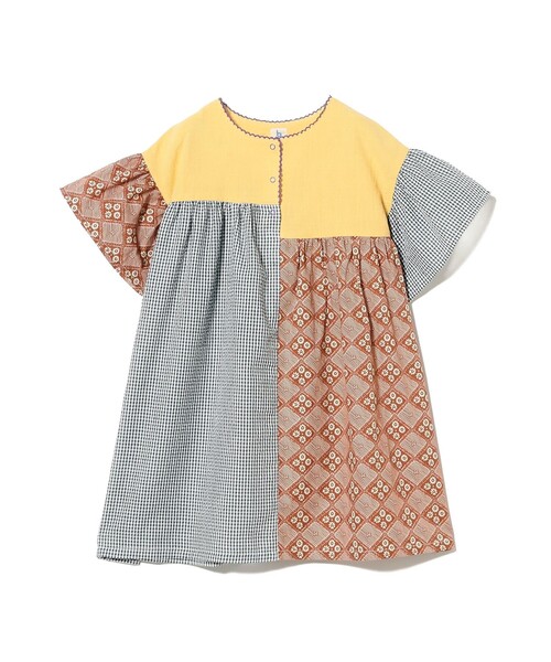 こども ビームス（コドモビームス）の「マルチパターン ワンピース 2026SS（90～140cm）（ワンピース・キッズ・ネイビー/イエロー・140/130/120/110/100/90）」の19枚目の写真