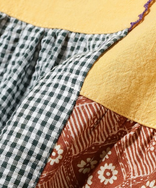 こども ビームス（コドモビームス）の「マルチパターン ワンピース 2026SS（90～140cm）（ワンピース・キッズ・ネイビー/イエロー・140/130/120/110/100/90）」の4枚目の写真