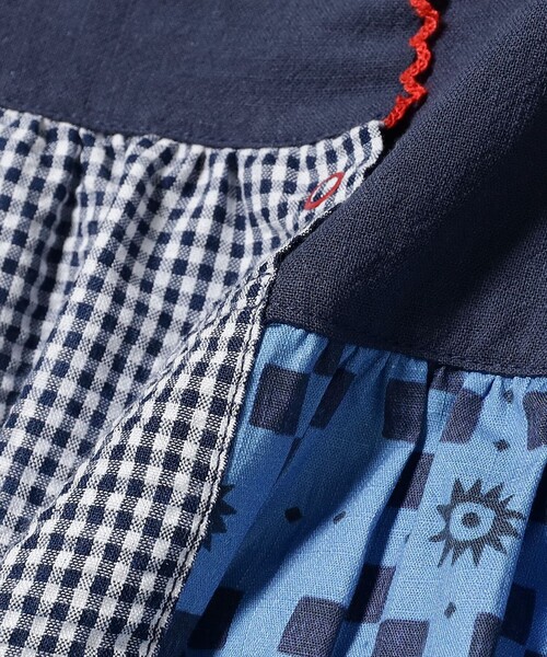 こども ビームス（コドモビームス）の「マルチパターン ワンピース 2026SS（90～140cm）（ワンピース・キッズ・ネイビー/イエロー・140/130/120/110/100/90）」の7枚目の写真