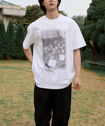 CONCEPTIDE（コンセプタイド）の「オーケストラアートワークTシャツ_ホワイト（Tシャツ/カットソー）」