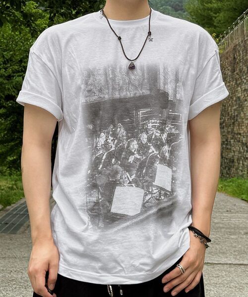 CONCEPTIDE（コンセプタイド）の「オーケストラアートワークTシャツ_ホワイト（Tシャツ/カットソー・レディース・その他・S/M/L）」の4枚目の写真