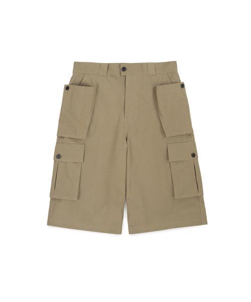 LORES(ロアス)の「Double Pocket Cargo Short - Beige(その他パンツ・レディース・その他・S/M/L)」の1枚目の写真