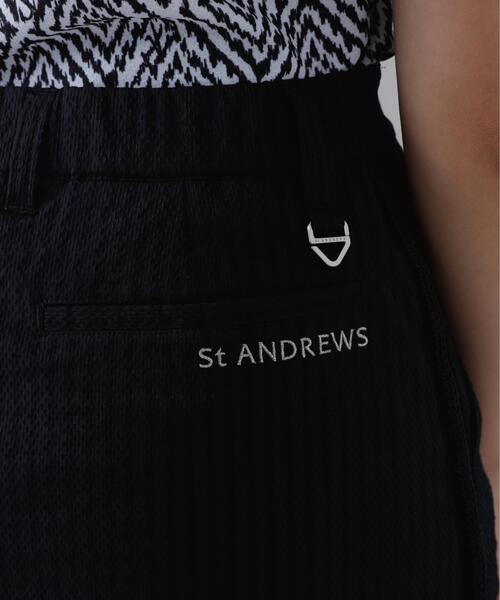 St ANDREWS(セントアンドリュース)の「ドットストライプジャカード台形スカート (WOMENS)(スカート・レディース・カーキ/ブラック・L/SS/S/M)」の11枚目の写真