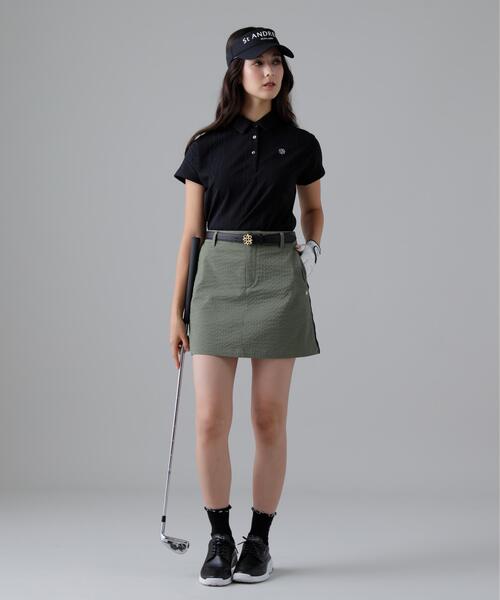 St ANDREWS(セントアンドリュース)の「ドットストライプジャカード台形スカート (WOMENS)(スカート・レディース・カーキ/ブラック・L/SS/S/M)」の22枚目の写真