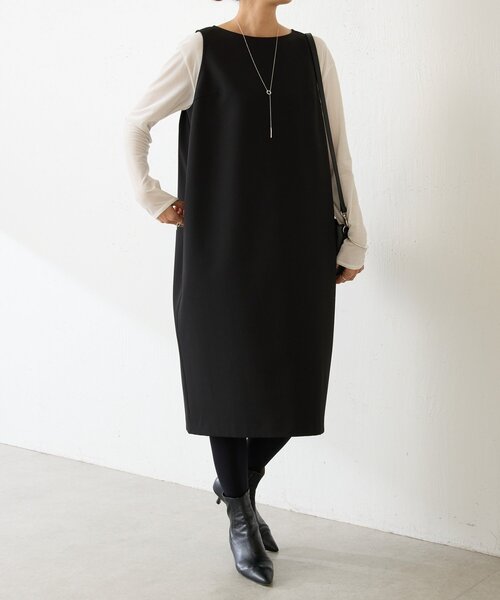 LIVETART（リヴェタート）の「《LIVETART》コクーンワンピース（ワンピース・レディース・ベージュ/ブラック・FREE）」の6枚目の写真