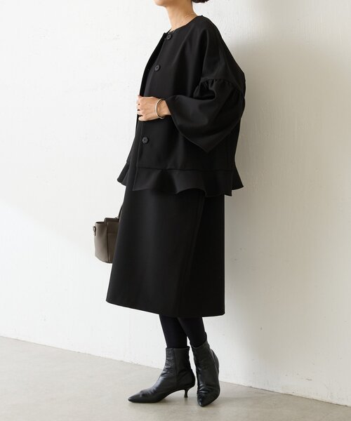 LIVETART（リヴェタート）の「《LIVETART》コクーンワンピース（ワンピース・レディース・ベージュ/ブラック・FREE）」の10枚目の写真