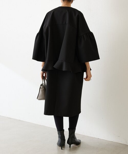 LIVETART（リヴェタート）の「《LIVETART》コクーンワンピース（ワンピース・レディース・ベージュ/ブラック・FREE）」の11枚目の写真