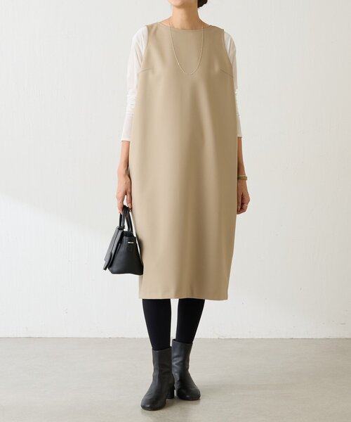 LIVETART（リヴェタート）の「《LIVETART》コクーンワンピース（ワンピース・レディース・ベージュ/ブラック・FREE）」の16枚目の写真