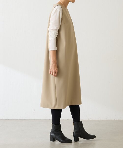 LIVETART（リヴェタート）の「《LIVETART》コクーンワンピース（ワンピース・レディース・ベージュ/ブラック・FREE）」の17枚目の写真