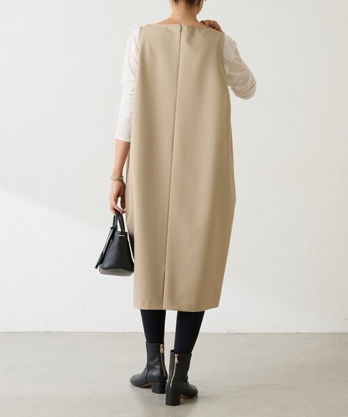 LIVETART（リヴェタート）の「《LIVETART》コクーンワンピース（ワンピース・レディース・ベージュ/ブラック・FREE）」の19枚目の写真