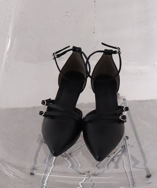 archives(アルシーヴ)の「2ストラップセパレートパンプス(パンプス・レディース・シルバーグレー/アイボリー/ブラック・MEDIUM/LARGE)」の12枚目の写真