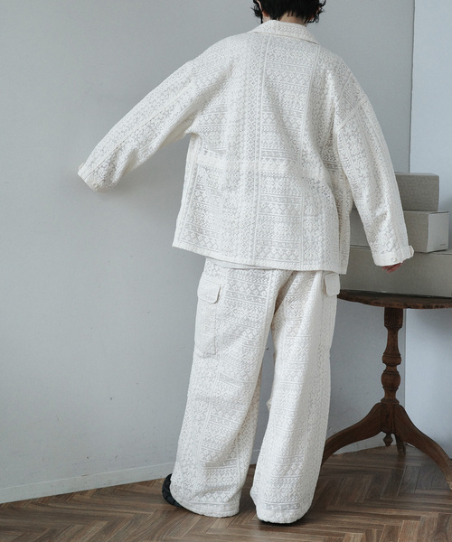 JOURNAL STANDARD LUXE（ジャーナルスタンダード　ラックス）の「Jesse's Lace BZ（その他アウター・レディース・アイボリー・FREE）」の3枚目の写真