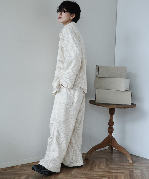 JOURNAL STANDARD LUXE（ジャーナルスタンダード　ラックス）の「Jesse's Lace BZ（その他アウター・レディース・アイボリー・FREE）」の5枚目の写真