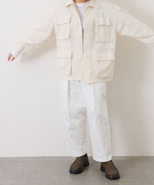 JOURNAL STANDARD LUXE（ジャーナルスタンダード　ラックス）の「Jesse's Lace BZ（その他アウター・レディース・アイボリー・FREE）」の8枚目の写真