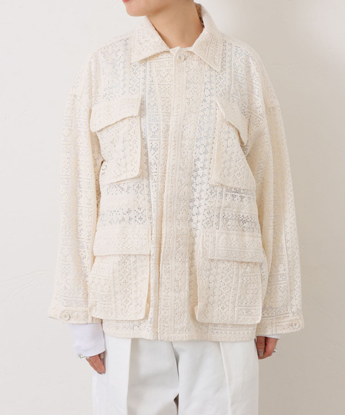 JOURNAL STANDARD LUXE（ジャーナルスタンダード　ラックス）の「Jesse's Lace BZ（その他アウター・レディース・アイボリー・FREE）」の10枚目の写真
