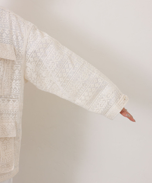 JOURNAL STANDARD LUXE（ジャーナルスタンダード　ラックス）の「Jesse's Lace BZ（その他アウター・レディース・アイボリー・FREE）」の15枚目の写真