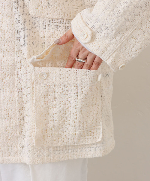 JOURNAL STANDARD LUXE（ジャーナルスタンダード　ラックス）の「Jesse's Lace BZ（その他アウター・レディース・アイボリー・FREE）」の17枚目の写真