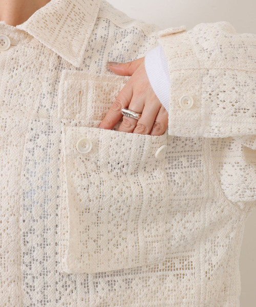 JOURNAL STANDARD LUXE（ジャーナルスタンダード　ラックス）の「Jesse's Lace BZ（その他アウター・レディース・アイボリー・FREE）」の18枚目の写真