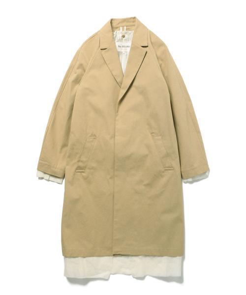 Ray BEAMS(レイビームス)の「Ray BEAMS / レイヤード コットン コクーン コート(その他アウター・レディース・ベージュ/ブラウン系その他・1/0)」の5枚目の写真
