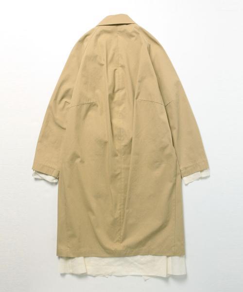 Ray BEAMS(レイビームス)の「Ray BEAMS / レイヤード コットン コクーン コート(その他アウター・レディース・ベージュ/ブラウン系その他・1/0)」の10枚目の写真