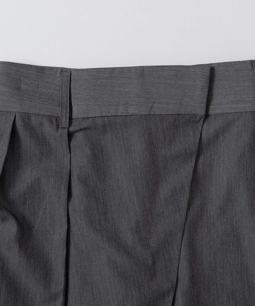 AJUGA.（アジュガ）の「ラップデザイン ツイルパンツ（スラックス・レディース・チャコールグレー/ベージュ・S/M）」の8枚目の写真