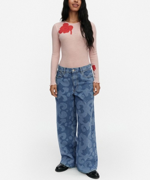 marimekko（マリメッコ）の「【Maridenim】Sh Loose Unikko / jeans