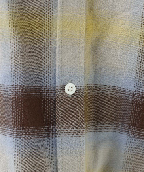 BAYFLOW（ベイフロー）の「Feels FLOWチェックシャツ（シャツ/ブラウス・レディース・イエロー/チャコールグレー/オフホワイト/オレンジ・FREE）」の20枚目の写真